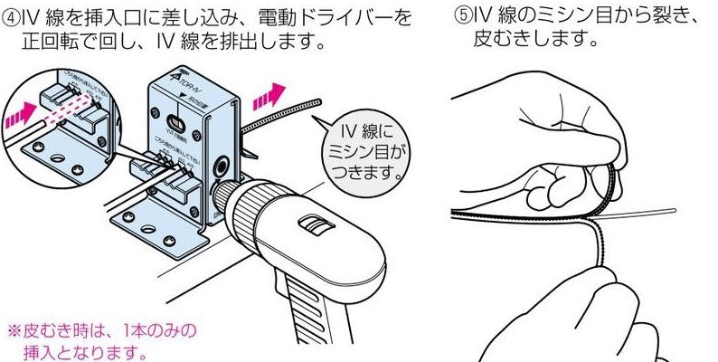 電線の皮むきに – 配管専科