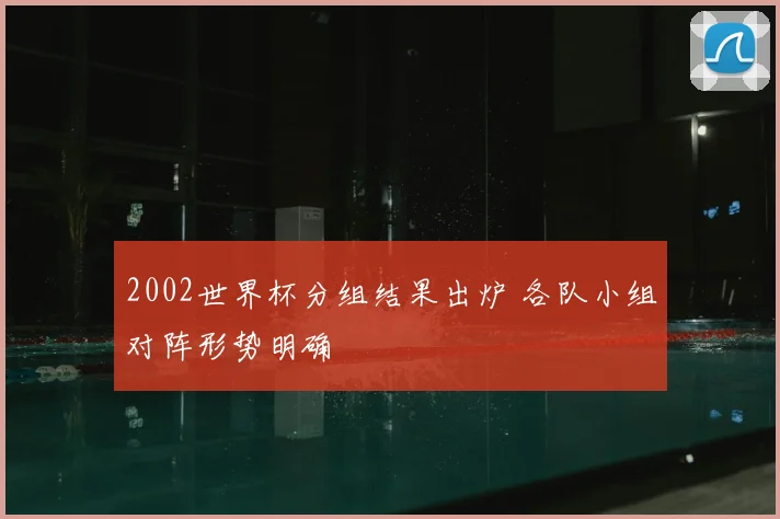 2002世界杯分组结果出炉 各队小组对阵形势明确