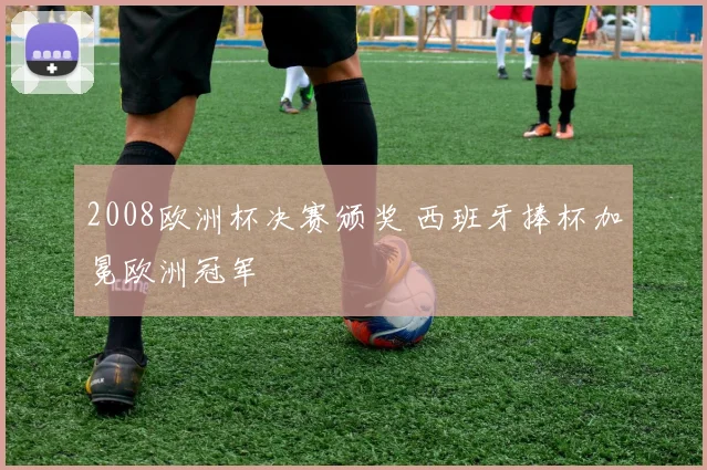 2008欧洲杯决赛颁奖 西班牙捧杯加冕欧洲冠军